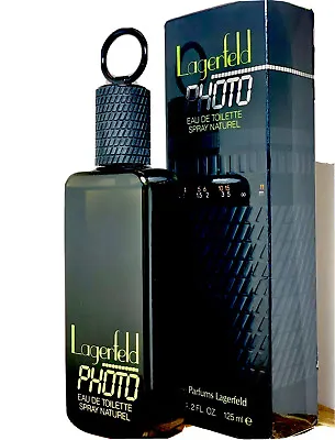 Lagerfeld Photo Eau De Toilette Spray Natural 125ml 4.2oz Very Rare Open Box ! • $240