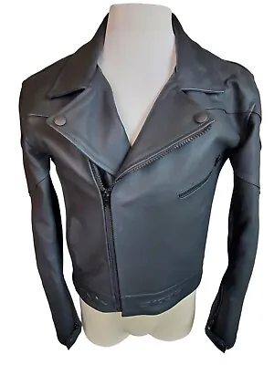 Suzuki C109R Men's Ltd Ed. Boulevard Black Leather Jacket Size- LARGE Fits MED • $74.99