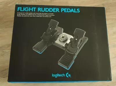 Logitech G Flight Simulator Rubber Pedals Very Good Condition! • £50