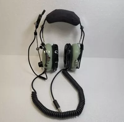 David Clark H10-76 Aviation /Helicopter U-174 Pilot Headset Great/Working Shape • $50