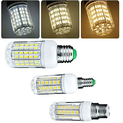 LED Corn Light Bulbs E27 E26 E12 E14 G9 GU10 B22 5730 SMD 24 - 72 LEDS Lamp SS • $4.02