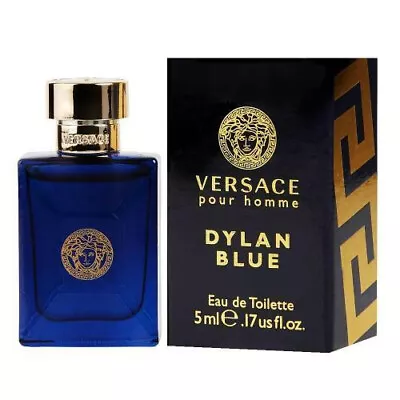 Versace Dylan Blue Men's Cologne Mini Bottle 0.17 OZ (SHIPS SAME DAY) • $11.48