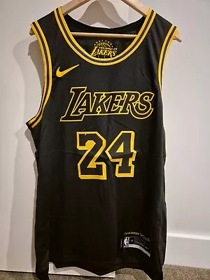 Kobe Bryant Nike Lakers Lore Series Black Mamba City Jersey 44 M • $200