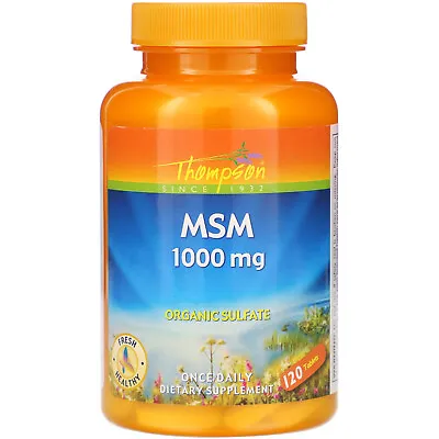 THOMPSON MSM 1000 Mg - 120 Tablets • $12.49