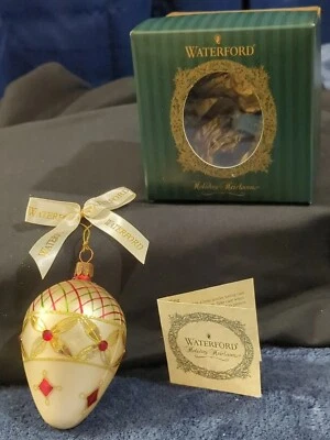 $29.99 • Buy WATERFORD Holiday Heirlooms HOLIDAY JEWELED EGG Christmas Ornaments #121579 JD