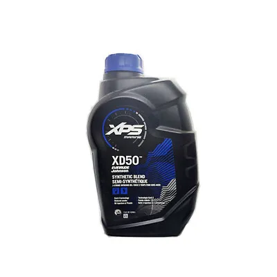 BRP Johnson 779717 XD50 Synthetic Blend 2 Stroke Outboard Motor Oil - Quart • $17.99