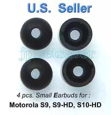 4 Small Motorola S9 S9-HD S10-HD Replacement Earbuds - Motorokr Eargel Eartips • $6.99