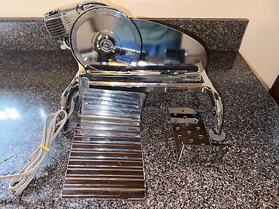 Vtg Rival Electr-O- Matic Electric Home Food Meat Slicer Model 1101E-2 Metal • $55