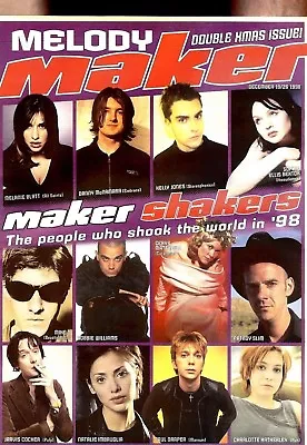 K2 Melody Maker Newspaper Cover Page 15x11 Spice Girls 11/4/1998 • $19.88