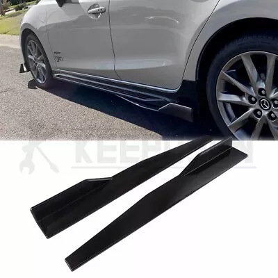 29'' Lower Side Skirt Rocker Panel Splitter Winglet Wing For Mazda 2 3 Hatchback • $32.99