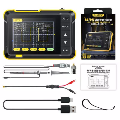 FNIRSI-DSO 152 Digital Handheld Oscilloscope 200KHz Analog Bandwidth 2.5MS/s UK • £23.95