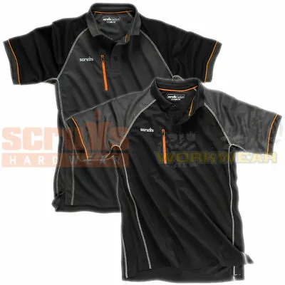 £17.99 • Buy Scruffs Trade Active Polo Shirt Black Or Grey (Sizes M-XXL) Men's Work T-Shirt