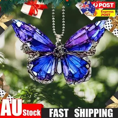 Acrylic Window Wall Hanging Ornament Cute Butterfly Backpack Key Hanging Pendant • $10.88