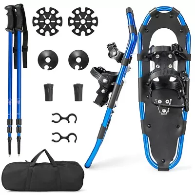 25  Adult Terrain Snowshoes Set Lightweight Portable W/Flexible Pivot System • $58.97