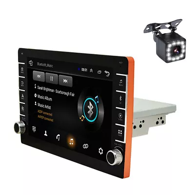 Car Stereo Radio MP5 Player GPS Wifi FM USB Navigating With 12LED Rear Camera • $179