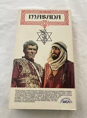 Masada (VHS) Peter O'Toole Peter Strauss Barbara Carrera; MCA Home Video  • $3.75