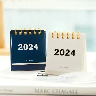 Simple Mini Calendar Home Decoration Desktop Decorations 2024 Daily Planner • £3.16