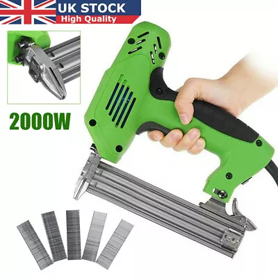 2000W Nail Gun & Staple Gun 2in1 Electric Heavy Duty Stapler Tool  /1200PCS Nail • £6.99