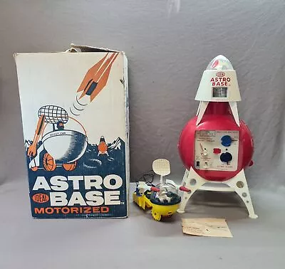 Vintage Ideal Astro Base With Motorized Scout Car And Astronaut Excellent In Box • $425