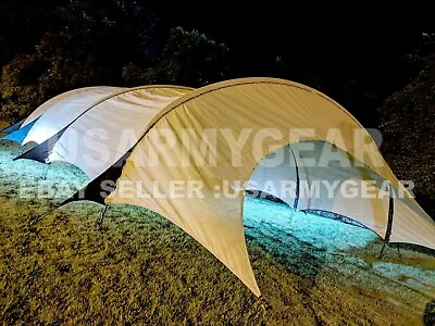 Army HDT Base X Shade Fly Solar Barrier Party Tent Car Port Yard Cover Canopy • $741