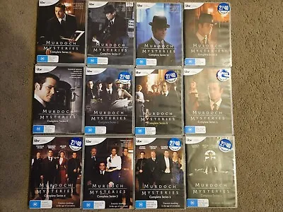 Murdoch Mysteries Seasons 1-12 [123456789101112](DVD R4) FREE POST AU • $65.24