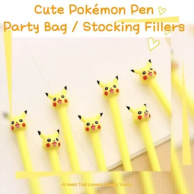 £2.60 • Buy Pokemon Pen Party Bag Cute Kids Novelty Stationery Kawaii  Stocking Filler Ideas