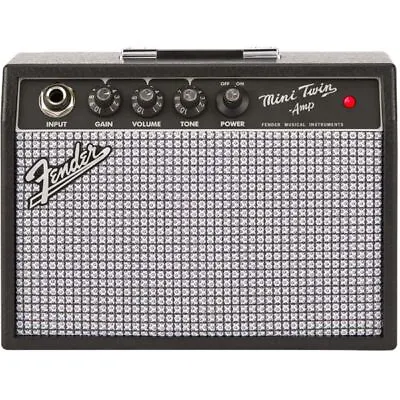 Fender Mini '65 Twin Amp Portable Battery Powered Guitar Amplifier (0234812000) • $56.99
