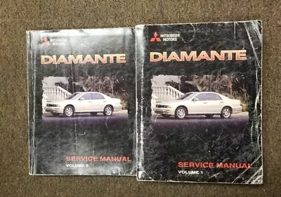 1998 Mitsubishi Diamante Sedan Workshop Shop Service Repair Manual Set 3.5L V6 • $99