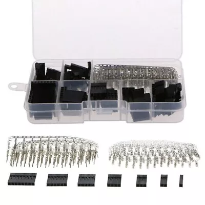 310x Male Female Dupont Wire Jumper Crimp Pin Connector Housing Assortment Kit • $16.51