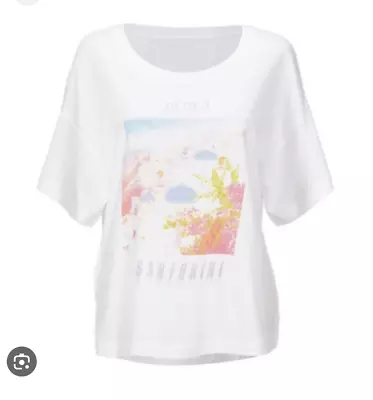 Cabi New NWT Santorini Tee #6211 White XS - XL Was  $91 • $68.25