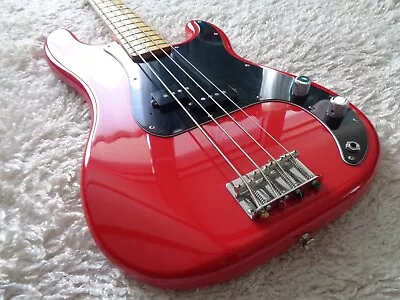 1984-1987 Vintage Fender Japan E Series Precision PB57 Reissue Bass Torino Red. • $1499.99