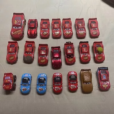 Disney Pixar Cars Lot Used 21 Diecast Lightning McQueen • $100