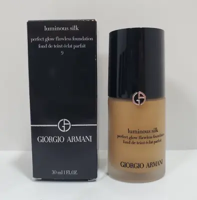 Giorgio Armani Luminous Silk # 9 Flawless Foundation 30 Ml Oil Free • $90.90