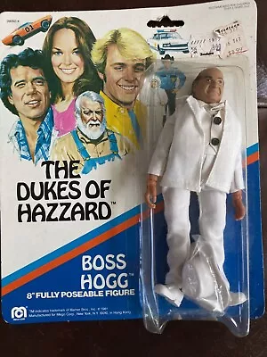 The Dukes Of Hazzard Boss Hogg 8  Poseable Figure New Sealed • $32