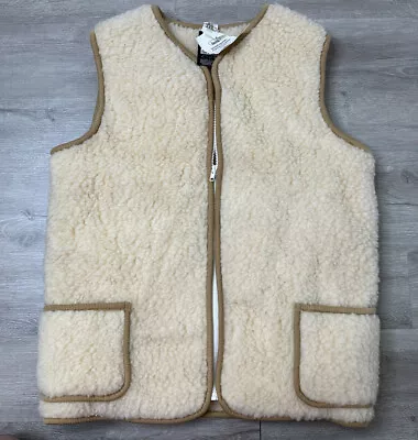 VTG New FESTE VEST Large MEN SPORT WESTERN SHERPA TRUCKER HUNTING HIKING USA • $82