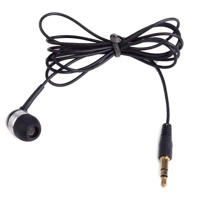 3.5mm Phone MP3 In Ears Headset Single Side Mono Wire Earbuds Earphone Headphone • £3.98