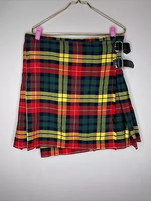 Atlanta Kilts Wool Kilt In Buchanan Modern Plaid 6 To 8 Yards • $99.99