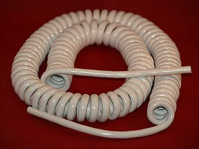Kalestead Coiled Mains Cable(13 Amp) Pvc/pur White closed Lead Length 1000mm   • £24.50