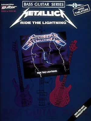 Metallica Bass Guitar Tab / Bass  / ***brand New*** /  Ride The Lightning • $22.98