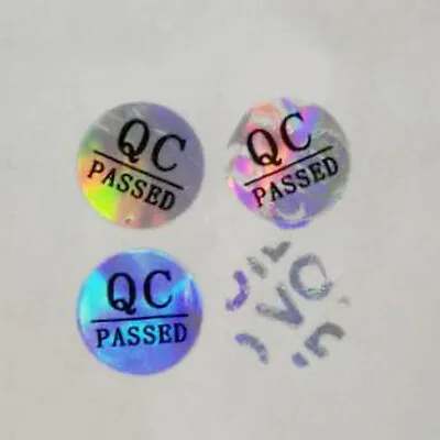 100X Security Tamper Label QC Passed VOID Sticker Tear-proof Protection Hologram • $2.53