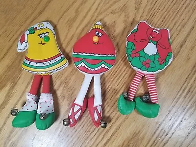 Set Of 3 Vintage Christmas Magnets 70s 80s Retro Holiday • $19.50