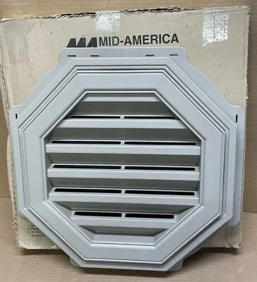 Mid America 18” Octagon Vinyl Gable Vent W/Ventilation Fiberglass Screen & Rim⭐️ • $31.20