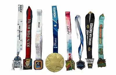 Half Marathon Finisher Medals Lot Of 8 / Chicago Star Wars Batman Scooby Etc • $50.99