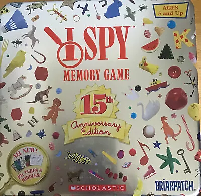 I Spy Memory Game 15th Anniversary Edition Storage Tin Complete Preowned • $13.93