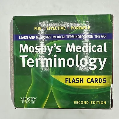 Flash Cards Mosby's Medical Terminology  Medical Assistant Nursing Transcription • $19.99