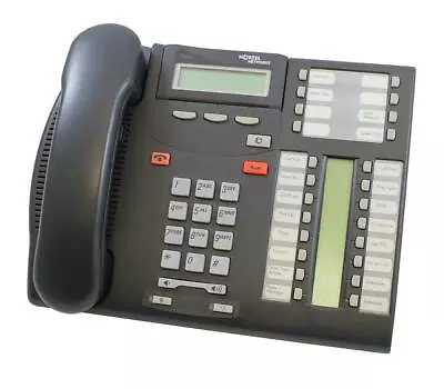 Nortel Norstar T7316 Charcoal Executive Phone (NT8B27)  • $38.99