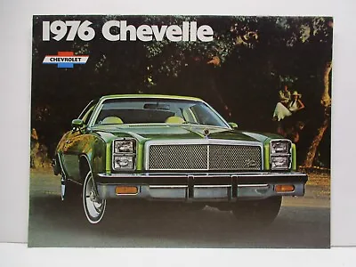 $8.99 • Buy 1976  Chevy Chevelle  Dealer  Brochure Parts Gas Sign Race Vintage Engine