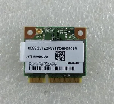 Packard Bell TE69KB MS2384 Wifi Wi-Fi WLAN Wireless Card Mini PCI-E QCWB335 • $17.86