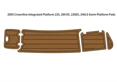 2005 Crownline 225 260EX 220EX 240LS Integrated Swim Platform Boat EVA Floor Pad • $281
