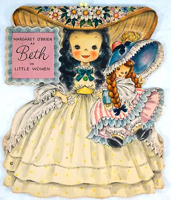 1949 Hallmark Little Women Doll Greeting Card Margaret O'Brien As Beth • $12.99